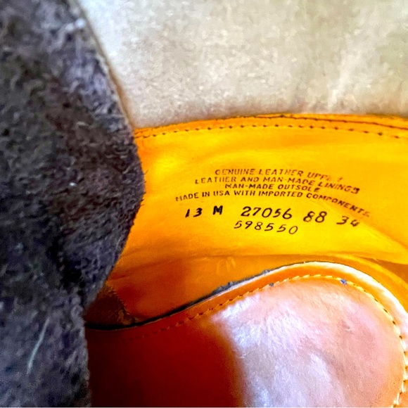 Timberland Boots, brown with tan top section - Picture 4 of 5